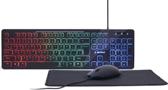 Gembird KBS-UML-01 Gaming Keyboard with RGB Lighting English US