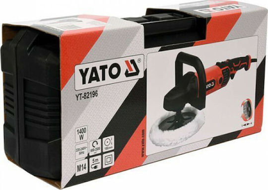 Yato Περιστροφικός Αλοιφαδόρος 1300W με Ταχύτητα 600-1300rpm & Ρύθμιση Στροφών