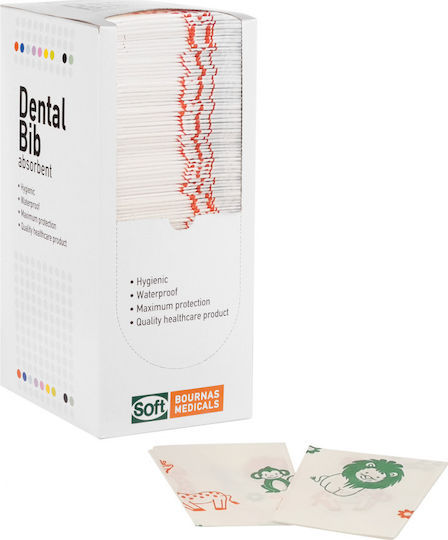 Soft Care Зъболекарска Кърпа Бяла 2ply + 1ply с Дозатор 500 Бройки