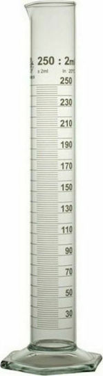 Ογκομετρικός 250ml Εργαστηριακός Σωλήνας 250ml
