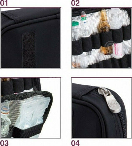 Elite Bags Phial's Medical Insulated Small Bag Black για 43 Αμπούλες