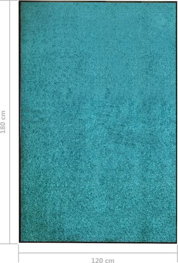 vidaXL Entrance Mat Carpet with Anti-slip Backing Blue 120x180cm