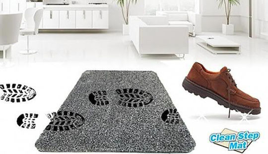 Fußmatte Teppich mit rutschfester Unterlage Clean Step Mat Beige 46x71cm