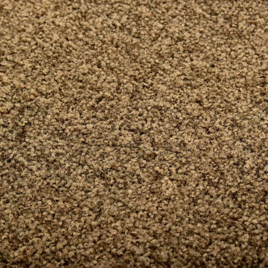 vidaXL Fußmatte Teppich mit rutschfester Unterlage Coffee 60x90cm