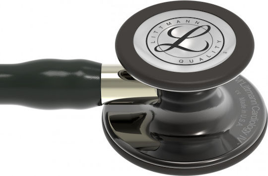 3M Littmann Cardiology IV Καρδιολογικό Στηθοσκόπιο Non Chill με Διπλό Κώδωνα Μαύρο