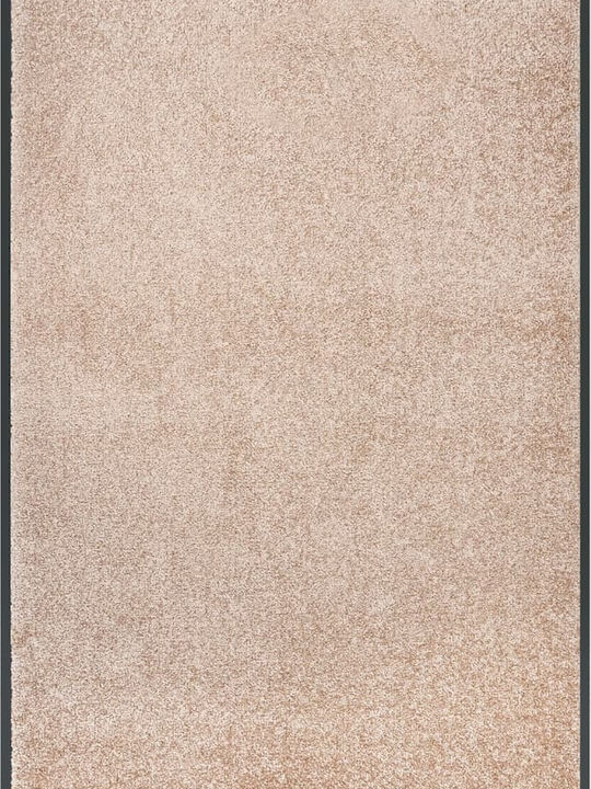 vidaXL Carpet with Non-Slip Underside Doormat Μπεζ 80x120εκ.