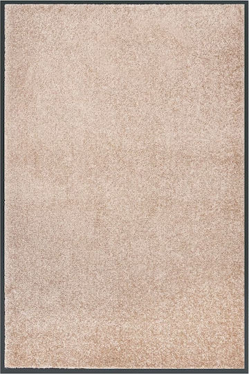 vidaXL Entrance Mat Carpet with Anti-slip Backing Beige 80x120cm