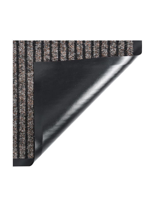 vidaXL Entrance Mat Straw with Anti-slip Backing Beige 60x80cm