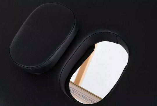 Rest Pro Classic Oval 2 Κρεβάτι Μασάζ και Φυσικοθεραπείας Φορητό/Πτυσσόμενο Μαύρο από Ξύλο 192x70εκ.