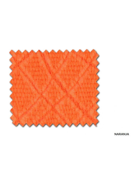 Mc Decor Waves Elastische Abdeckung für Stuhl Orange 40x50cm 2Stück