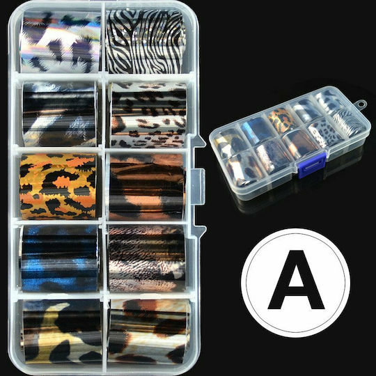 Canni Transfer Foil Folie pentru Unghii Unghii cu gel în Diverse Culori