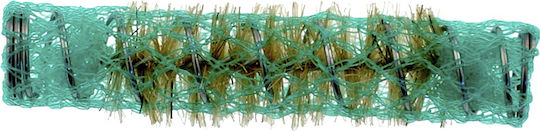 Plastel Wire Mesh Hair Rollers Green 13mm In Green Colour 12 Pieces