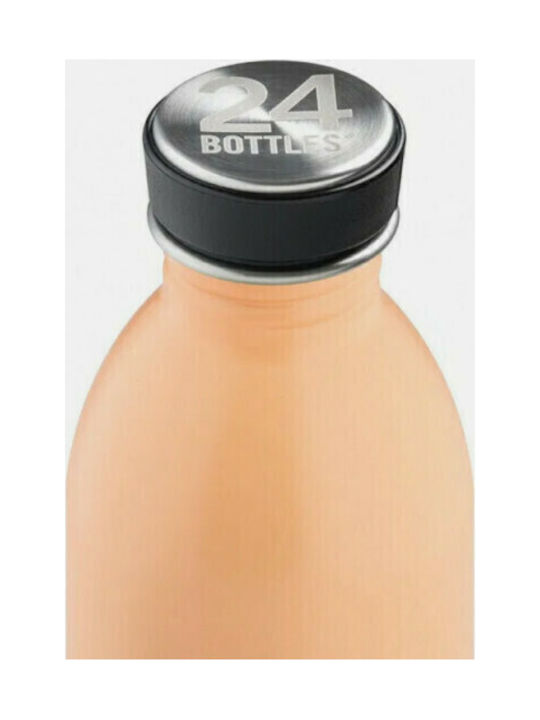 24Bottles Urban Ανοξείδωτο Παγούρι 500ml Πορτοκαλί Peach 24Bottles Urban Ανοξείδωτο Παγούρι 500ml Πορτοκαλί Peach