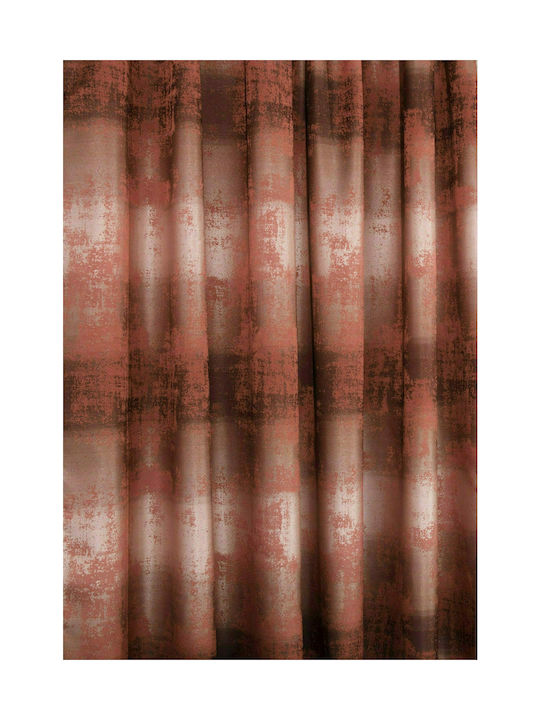 Anna Riska Vorhang mit Bleistiftfalten Des Adelle Terrakotta 280x270cm