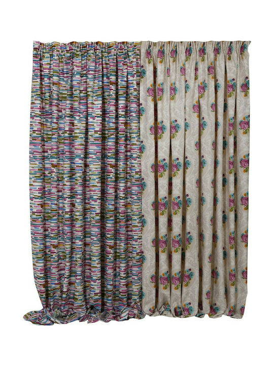 Viopros Vorhang mit Bleistiftfalten Monta 140x270cm