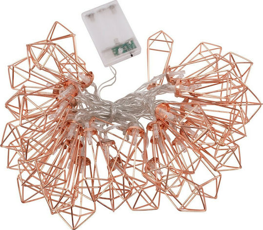 40 LED Lights 5m Warm White Battery Operated String