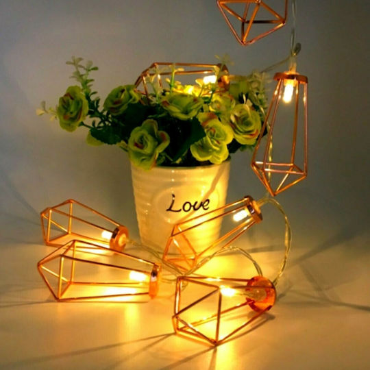40 LED Lights 5m Warm White Battery Operated String