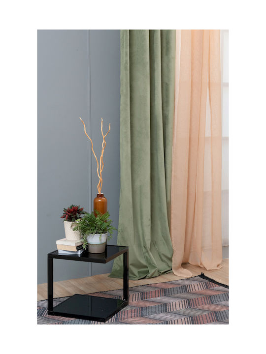 Palamaiki Curtain with Grommet Caldo Olive 140x260cm
