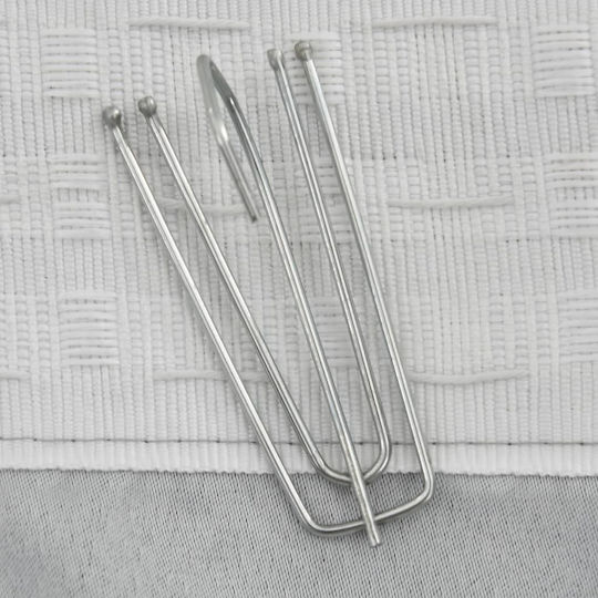 vidaXL Set Perdele Opace Cu Coafură Gri 140x175 cm