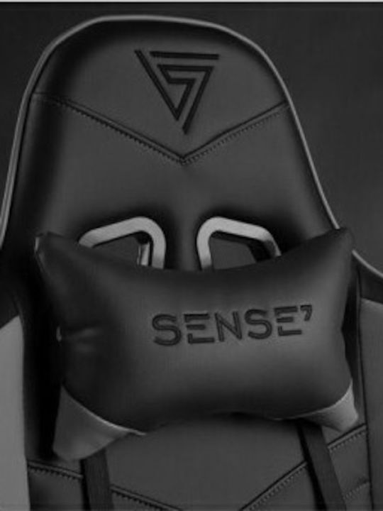 SENSE7 Spellcaster Геймърски стол с регулируеми подлакътници Черно / Сиво