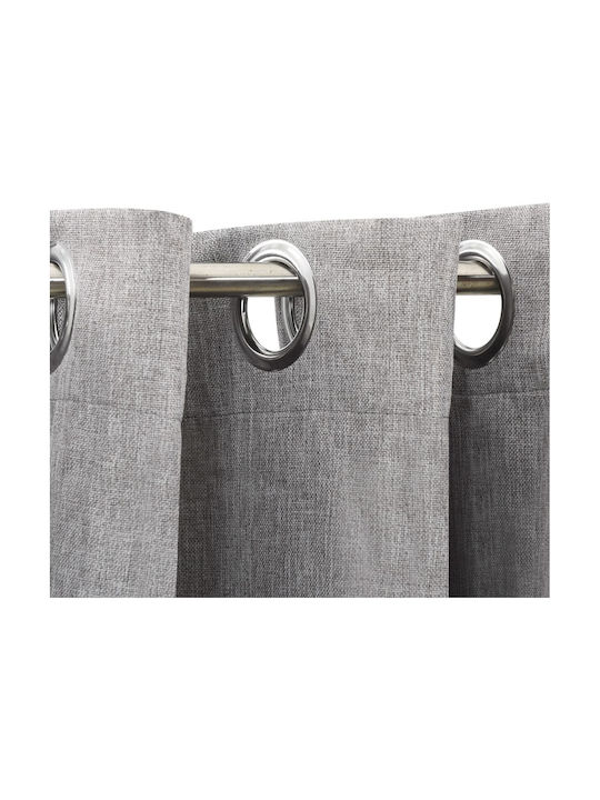 vidaXL Set Perdele Cu Capse Gri 140x245cm