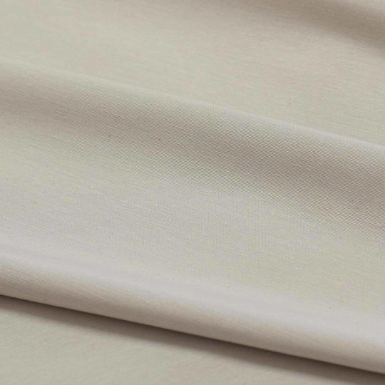 Decocraft Curtain With Basic Pencil Pleat Ecru 140x270cm