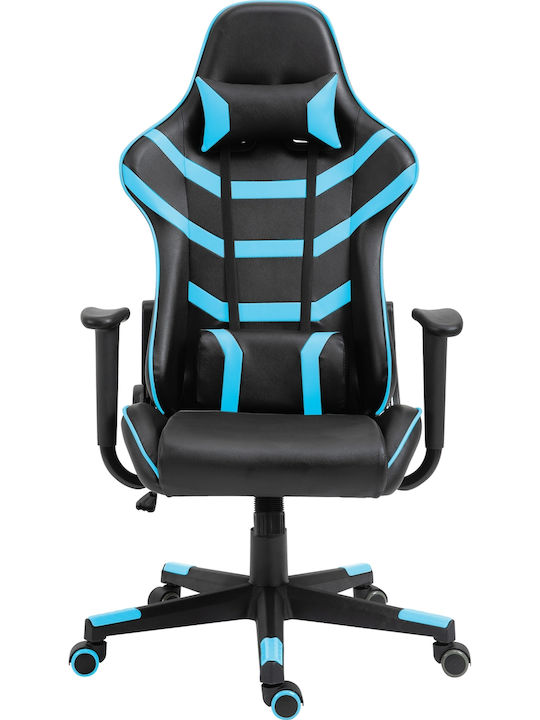 Woodwell BF9050 Καρέκλα Gaming Δερματίνης Μπλε
