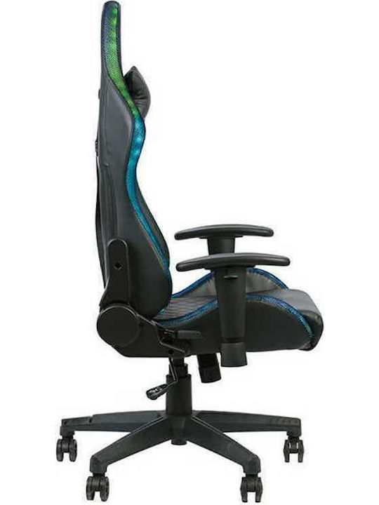 Havit GC927 Καρέκλα Gaming Δερματίνης με Ρυθμιζόμενα Μπράτσα και RGB Φωτισμό Μαύρη