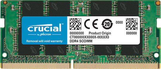Crucial DDR4 με Module 1x4GB και Ταχύτητα 2666 για Laptop