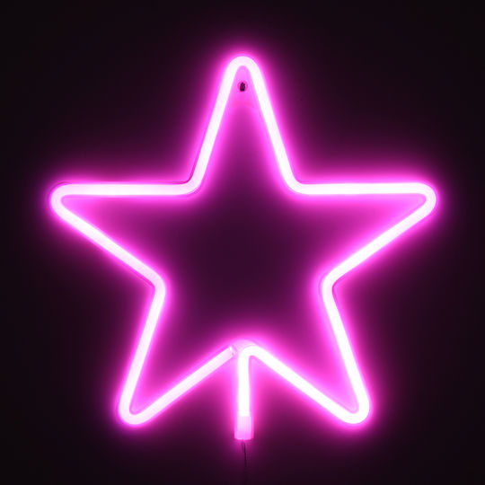 GloboStar Star Декоративна Лампа Розов