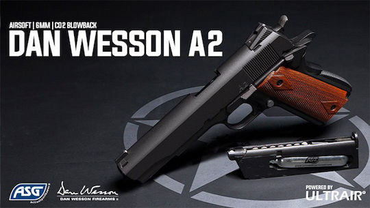 Asg Аеропистолет CO2 Dan Wesson A2 Откат 6мм