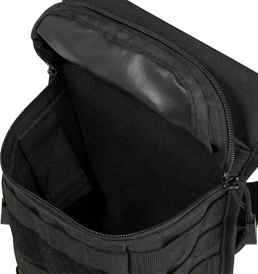 Brandit Side Kick Bag No 2 Στρατιωτικό Τσαντάκι Μηρού από Πολυεστέρα Μαύρο