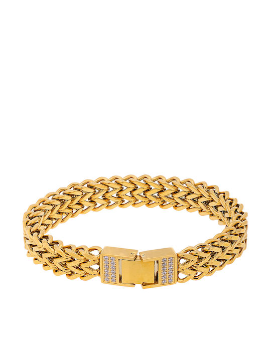 Visetti Handkette Vergoldet aus Stahl Visetti Handkette Vergoldet aus Stahl