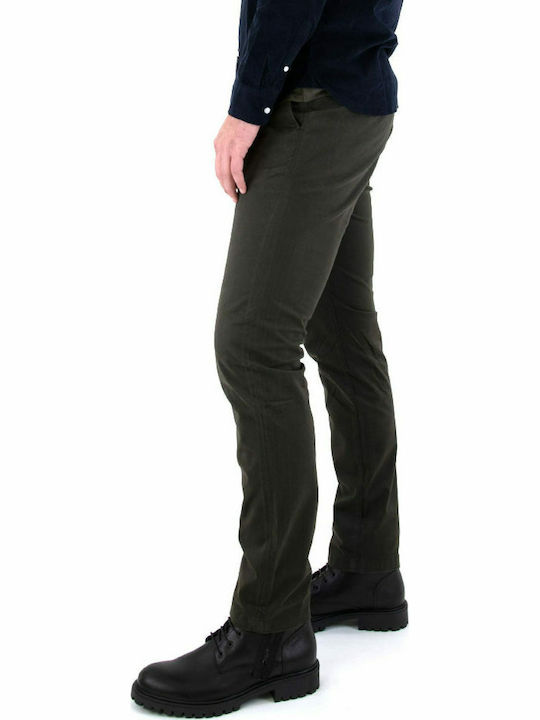 Παντελόνι Chino Ελαστικό σε Slim Εφαρμογή Χακί