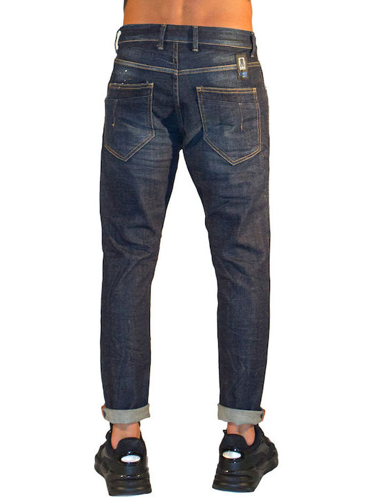 Cover Jeans Dade N4444 Ανδρικό Παντελόνι Τζιν σε Loose Εφαρμογή Navy Μπλε
