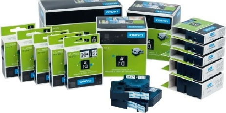 Dymo 16959 Етикетна Лента 5.5м x 12мм в Бял Цвят Съвместима с Dymo D1