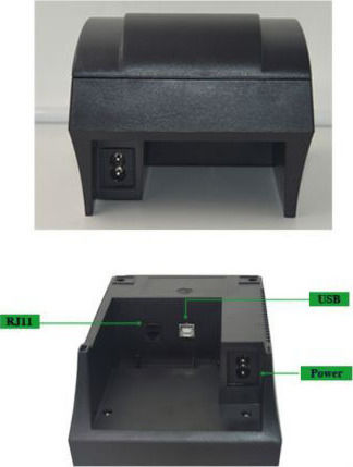 POS-5890F Thermische Quittungsdrucker USB