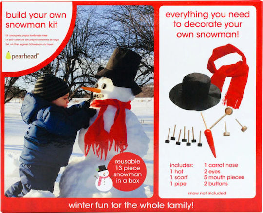 Weihnachts-Accessoires mit Muster Schneemänner