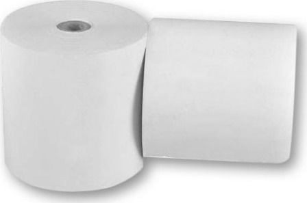 Thermische Kassenrollen Registrierkasse Π80xΔ80mm mit Länge 65m 55gr/m² 1Stück