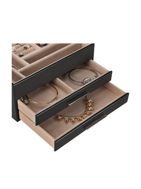 Songmics Jewelry Box with Drawer 23.1x13.5x13.5cm