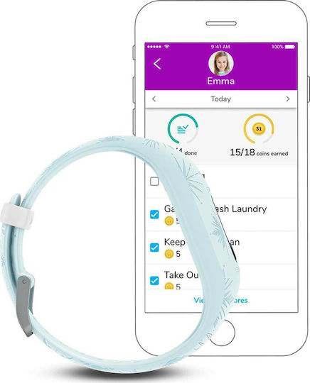 Garmin vivofit jr. 2 Disney Frozen 2 Aktivitätstracker mit Pulsmesser Elsa
