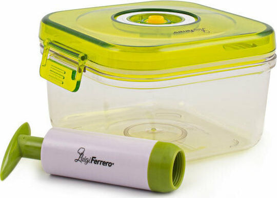 Luigi Ferrero Plastic Lunch Box Green 1400ml