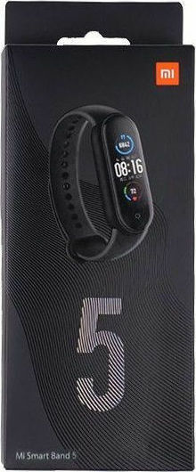 Xiaomi Mi Smart Band 5 Wasserdicht mit Pulsmesser Schwarz Schwarz