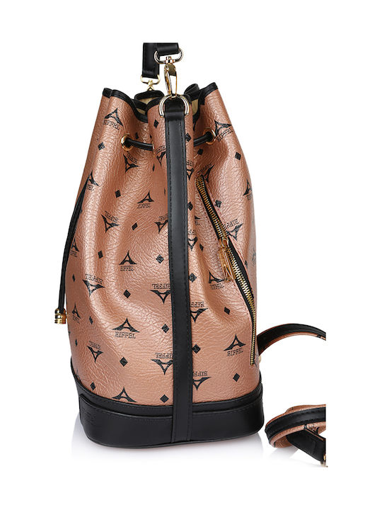 Women's Bronze Drawstring Bag