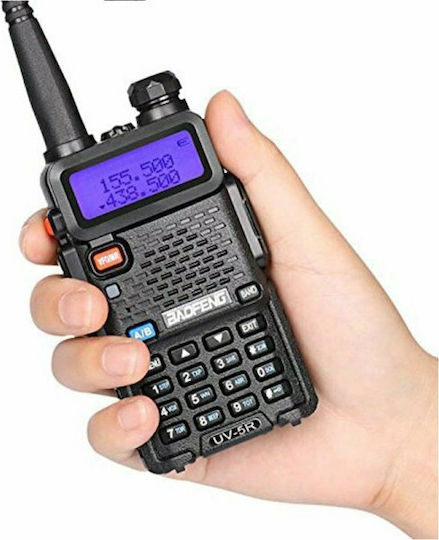 Baofeng UV-5R Wireless Transceiver UHF/VHF 5W with Monochrome Screen