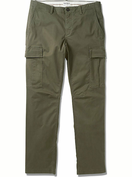 Hose Cargo Elastisch Khaki