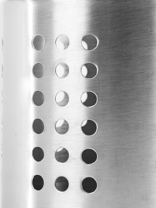 Sidirela Metallic Silver Cutlery Drainer 10x10x13cm