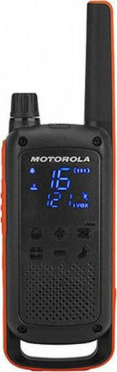 Motorola Talkabout T82 Wireless Transceiver PMR 0.5W with Monochrome Screen Set of 2pcs In Orange Color