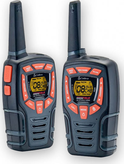 Cobra AM-845 Transmițător Wireless PMR cu Ecran Monocrom Set 2buc