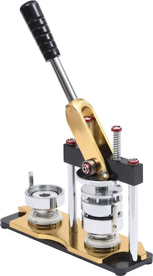 vidaXL Badge Press with Cutter and Rotating Base 44mm
